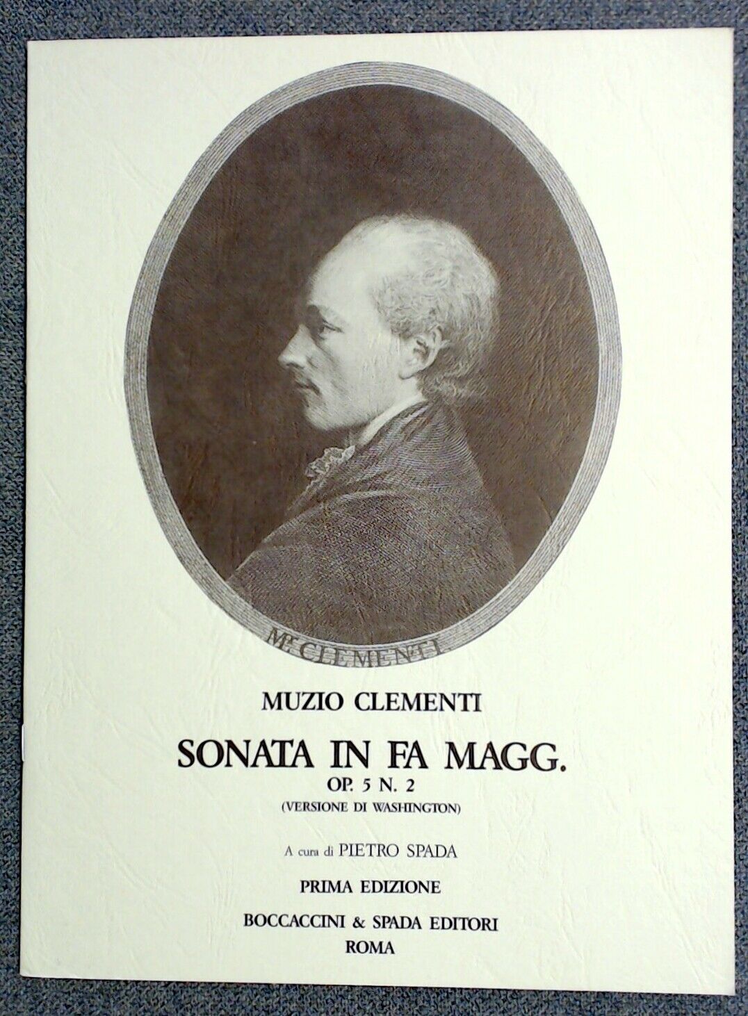 Muzio Clementi Sonata F Major Op 5 No 2 Edited Pietro Spada - Click Image to Close